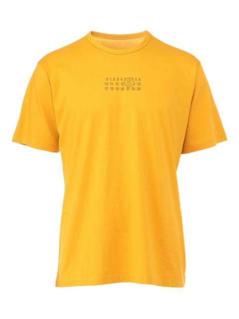 MM6 Maison Margiela logo-number-printed T-shirt