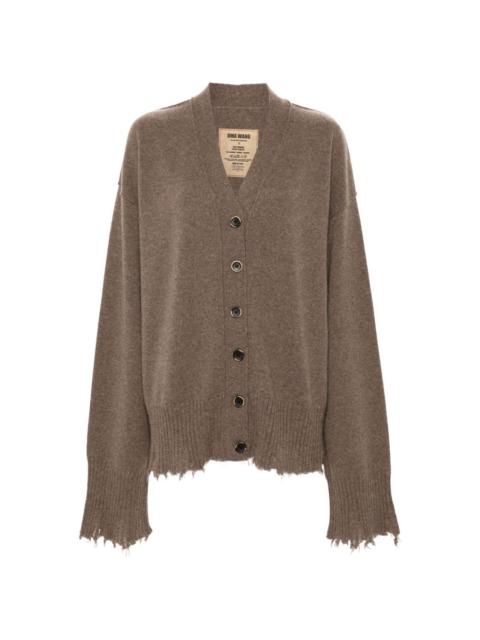 UMA WANG distressed cardigan