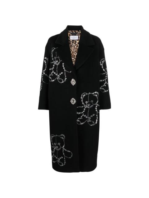 PHILIPP PLEIN Castoni Teddy Bear oversized coat