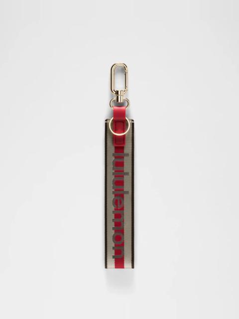 lululemon Never Lost Keychain *Wordmark