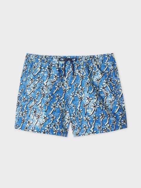 Paul Smith Blue 'Field Flowers' Print Swim Shorts