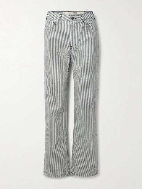 NILI LOTAN Mitchell striped low-rise jeans
