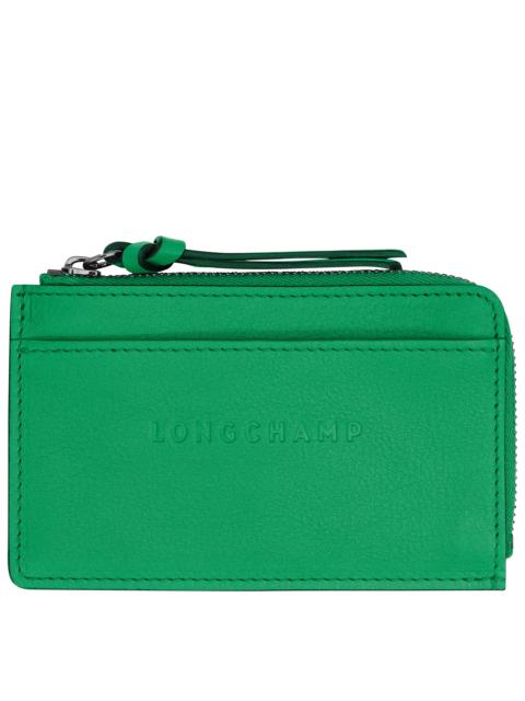 Longchamp Longchamp 3D Card holder Green - Leather