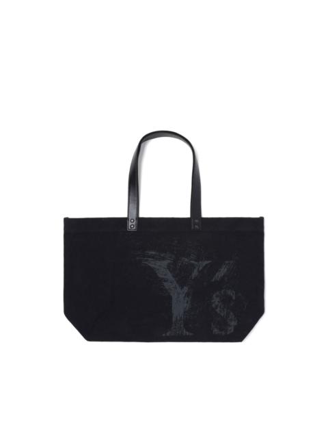 logo-print tote bag