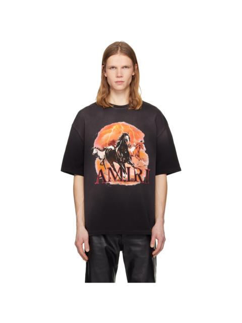 AMIRI Black Plains Oversized T-shirt