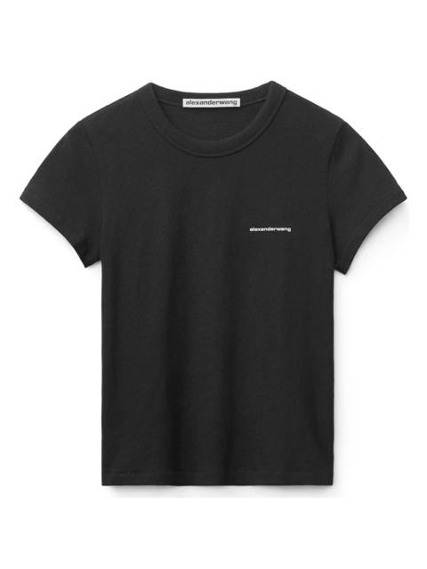 alexanderwang.t Shrunken Tee In High Twist Jersey