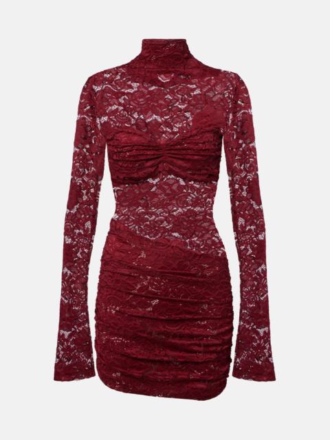 BANANHOT Francisca floral lace minidress