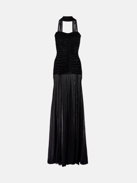 BANANHOT Ross ruched jersey maxi dress