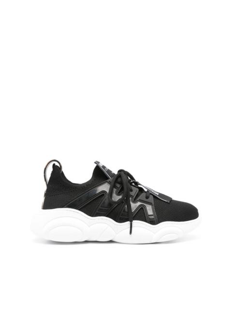 lace-up mesh sneakers