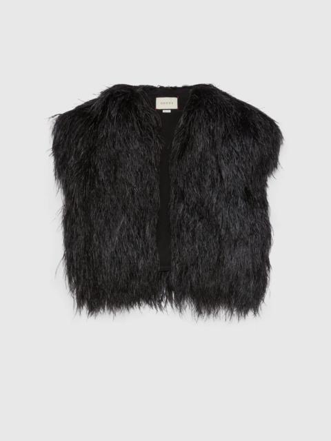GUCCI Vest with feathers
