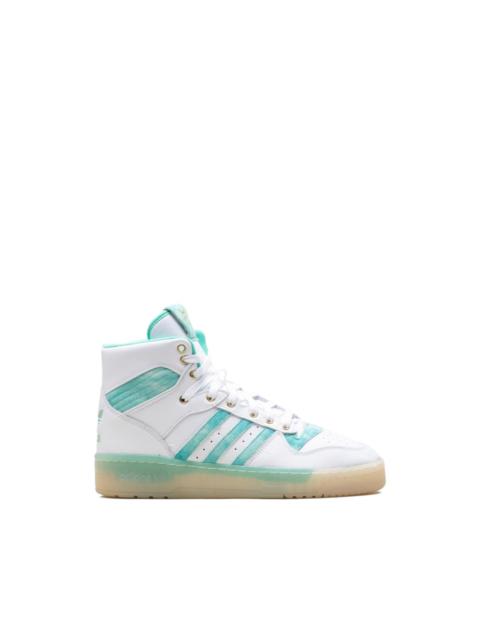 adidas Rivalry "White/Res Green" sneakers
