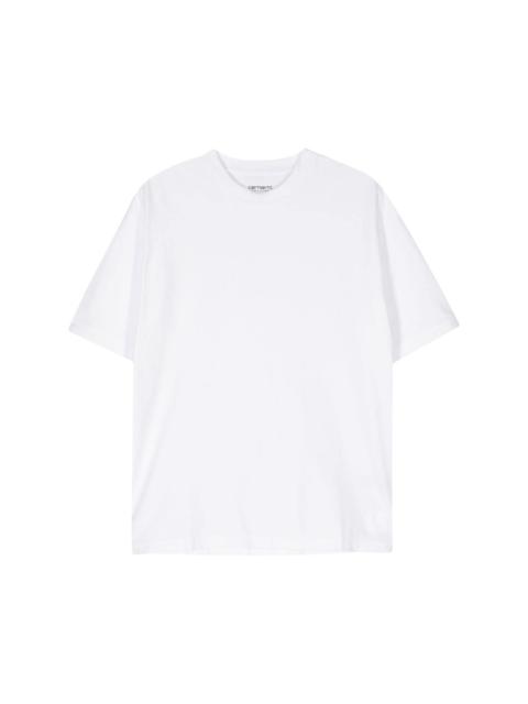 logo-patch cotton T-shirt