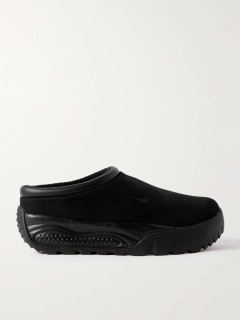 ACG Rufus Leather-Trimmed Suede Slip-On Sneakers