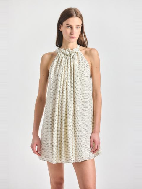 DEREK LAM 10 CROSBY SADIE TRAPEZE MINI DRESS