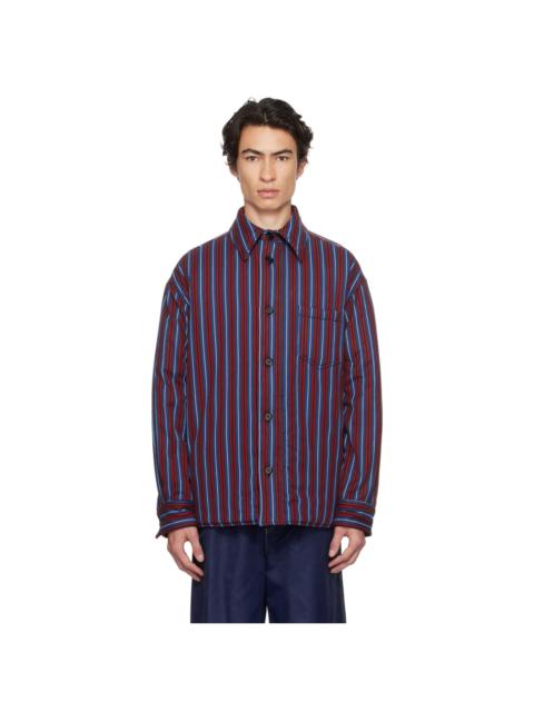 Marni Blue & Red Striped Jacket