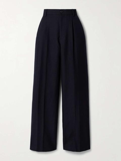パンツ Givenchy Blue Wool Palazzo Pant Givenchy Blue Wool Palazzo Pant | italist | REVERSIBLE