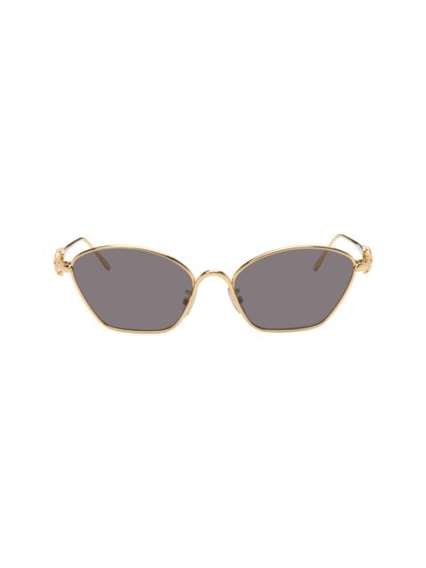 Loewe Gold Anagram Cat-Eye Sunglasses