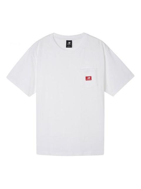 New Balance Essentials Pocket T-Shirt 'White' AMT01567-WT