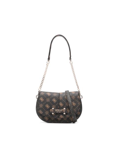 GUESS USA Carrie monogram chain shoulder bag