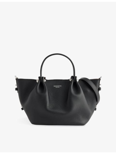 WEEKEND Max Mara Logo-Embossed Leather Handbag