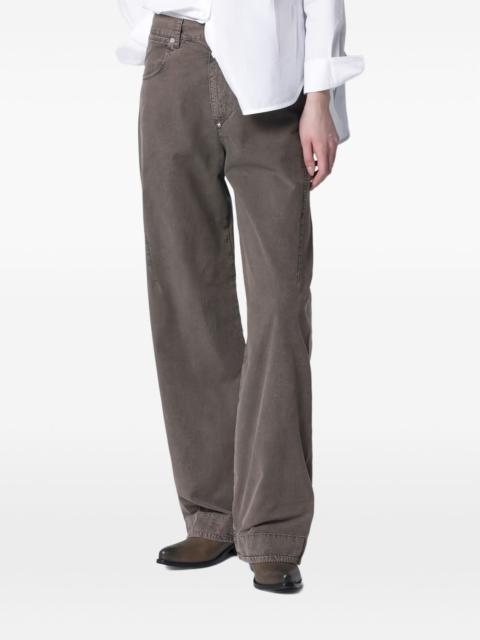 6397 high-waisted wide-leg trousers