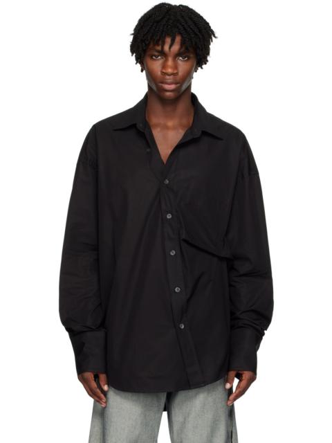 MARINA YEE Black Maxi Fold Shirt