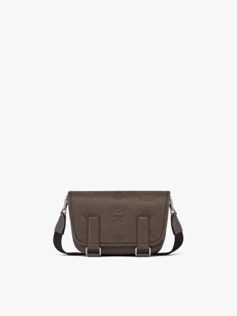 MCM Aren Messenger Bag in Maxi Monogram Leather
