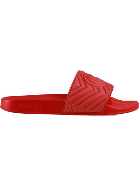 GUCCI Men's matelassé rubber slide