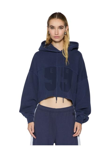Ksubi OH G HOODIE CROPPED INK BLUE