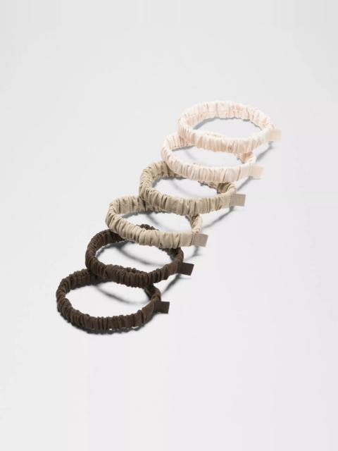 lululemon Skinny Scrunchies *6 Pack