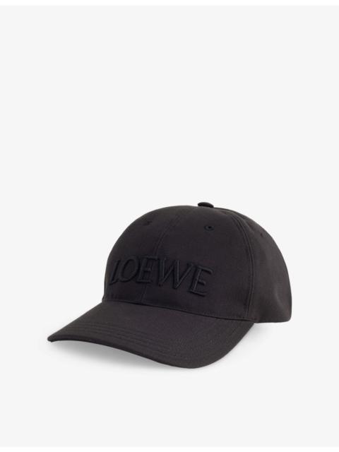 Loewe Brand-Embroidered Cotton Cap
