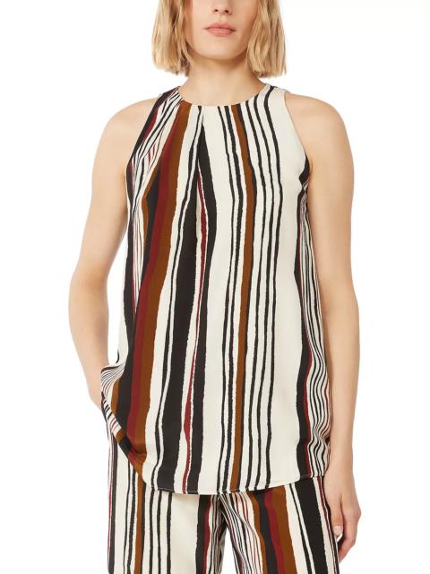Max Mara Studio Mstancora Silk Crepe De Chine Top