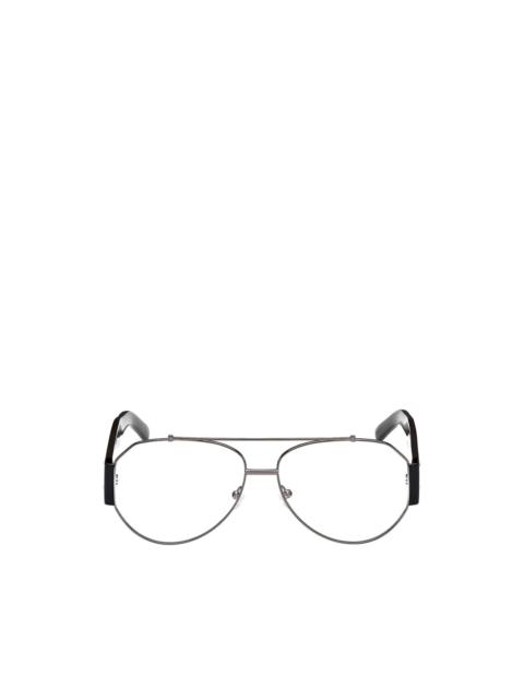 MCM double-bridge pilot-frame glasses