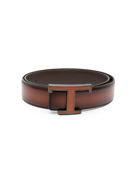 Tod's T Timeless reversible leather belt