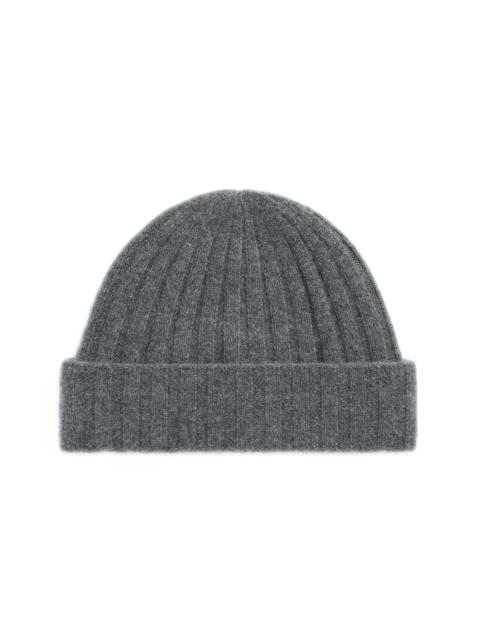 TOTEME Women's Ps24 Rib-Knit Cashmere Beanie - Charcoal Melange