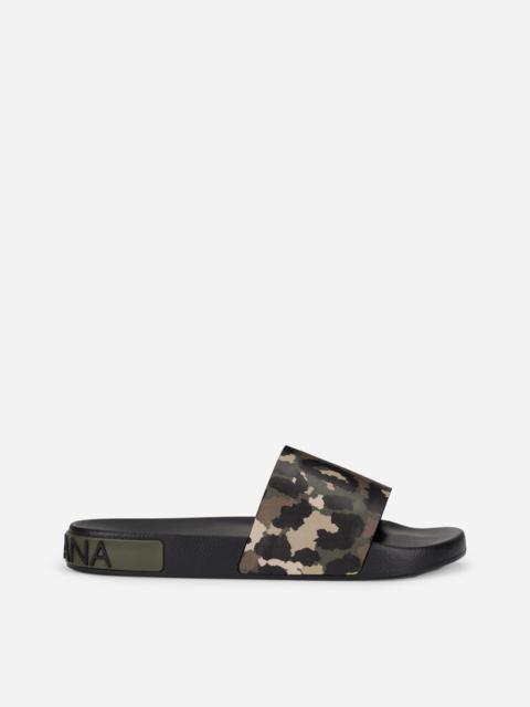 Dolce & Gabbana Camouflage rubber beachwear sliders