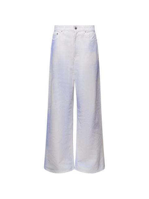 Stella McCartney sprayed wide-leg jeans