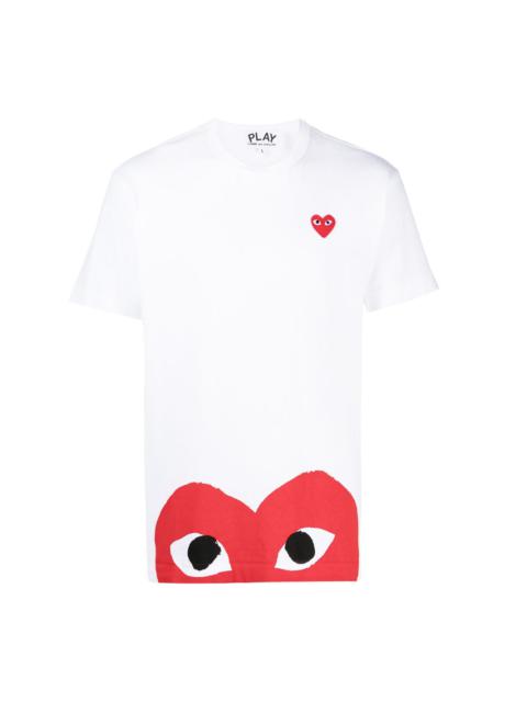 Comme des Garçons PLAY embroidered logo cotton T-shirt