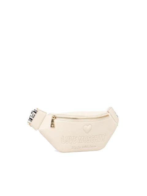 Moschino embroidered-logo belt bag