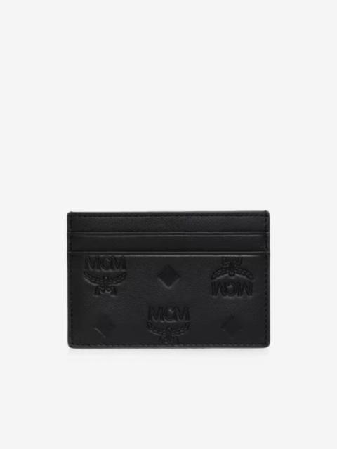 MCM Visetos embossed cardholder
