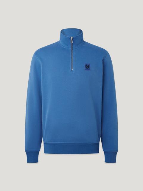 BELSTAFF QUARTER ZIP SWEATSHIRT
