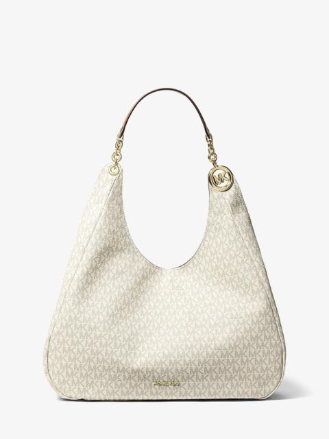 MICHAEL KORS Ellie Large Signature Logo Shoulder Bag