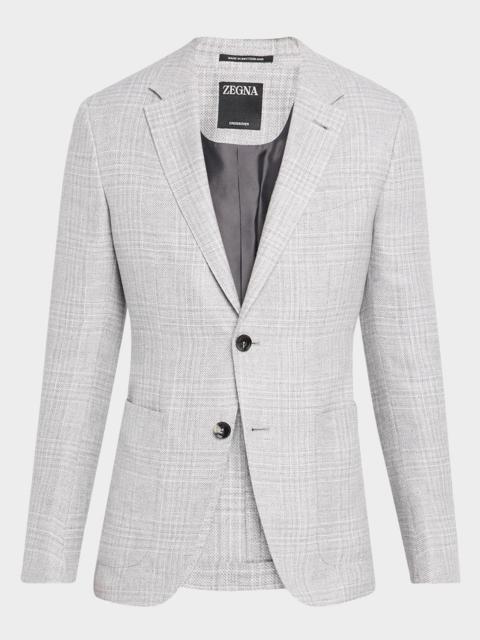 ZEGNA Men's Tonal Plaid Single-Breasted Sport Coat
