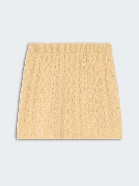 GUEST IN RESIDENCE Cable Mini Skirt