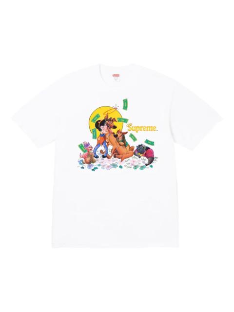 Supreme All Dogs GoTo Heaven graphic T-shirt