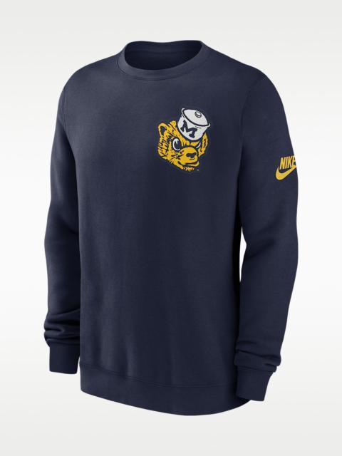 Nike Michigan Legacy Men's Nike College Pullover Crew