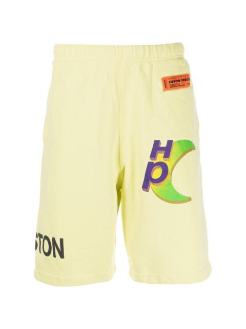 Heron Preston logo-print track shorts