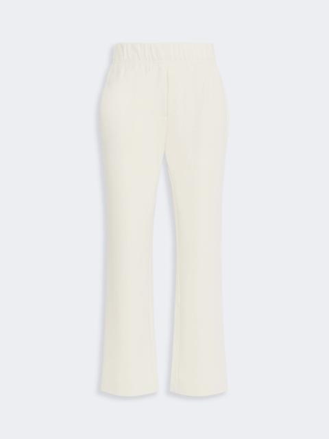 WEEKEND Max Mara ELFO Milano-knit jersey trousers - IVORY