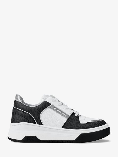 MICHAEL KORS Lexi Mixed-Media Sneaker