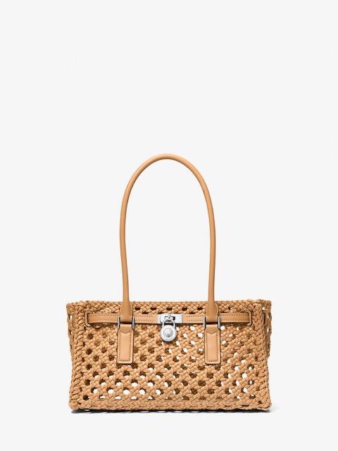 MICHAEL KORS Hamilton Moderne Small Hand-Woven Satchel